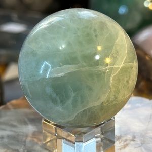 Lavender Fluorite Crystal Sphere!